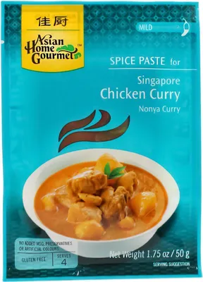 Produktbild von AHG Currypaste für Singapur Nonya Chicken 50g