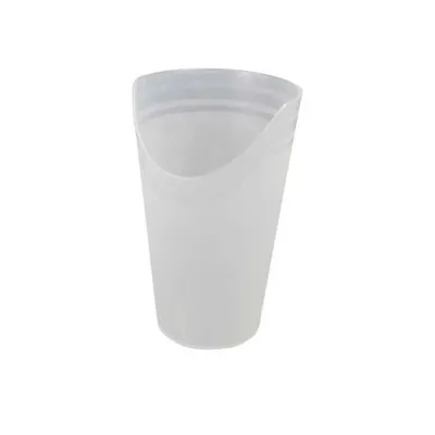 Produktbild von Trinkbecher mit Nasenausschnitt>>>>Farbe: weiß/transparent