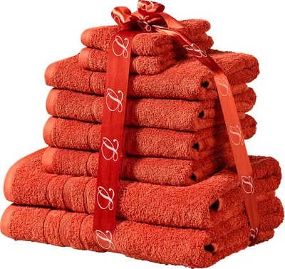 Produktbild von Levora 8-teiliges Frottier-Set, pflegeleicht und schnelltrocknend