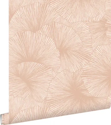 Imagen del producto de ESTAhome papel pintado diseño 3D hojas rosa viejo 53 cm x 10.05 m