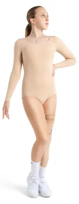 Obrázek produktu pro Dámská gymnastická souprava Capezio s dlouhými rukávy, barva: tělová, velikost: XS
