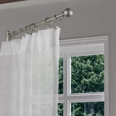 Immagine prodotto di Asta di collegamento, 1,6 cm di diametro, lunghezza 43,2–66 cm, finitura in nichel satinato