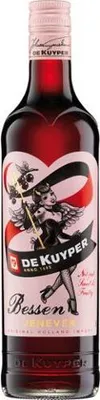 Produktbild von De Kuyper Bessenjenever Schwarze Johannisbeere Likör | 20 % vol | 0,7 l