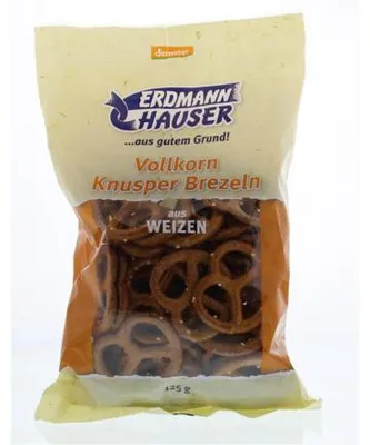 Productafbeelding van E Hauser Zoute krakelingen demeter  (125 gr)
