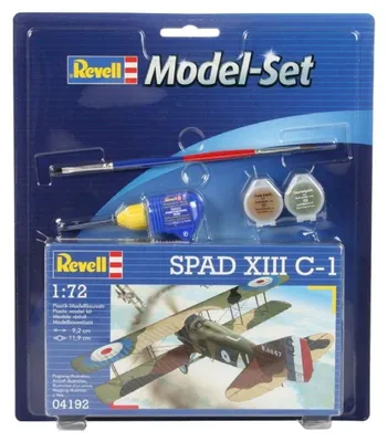 Image de Revell Kit de construction de modèles, y compris Aqua Color Avion Spad XIII C-1 1:72