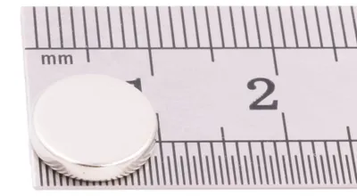 Produktbild von Aprilheld | 40 Scheibenmagnete 10x2mm | N52 Klasse Neodym Magnete | Modellbau
