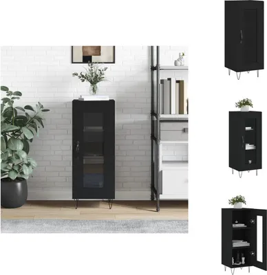 Immagine prodotto di vidaXL Credenza nera 34,5x34x90 cm in legno - Credenze