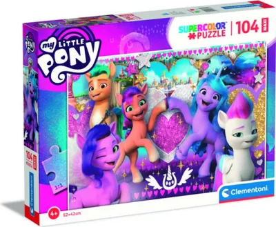 Obrázok produktu pre Clementoni Maxi Puzzle My Little Pony Heart, 104 dielikov.