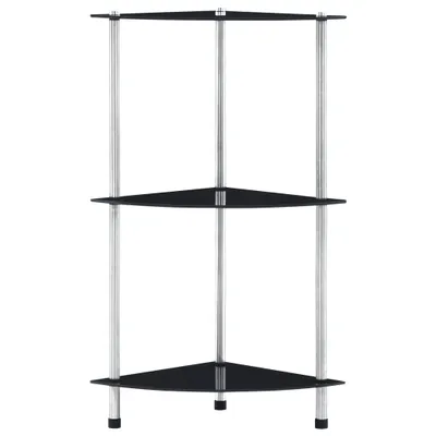 Zdjęcie produktu dla VidaXL 249519, Czarny, 3 pół., Stal, 300 mm, 300 mm, 670 mm