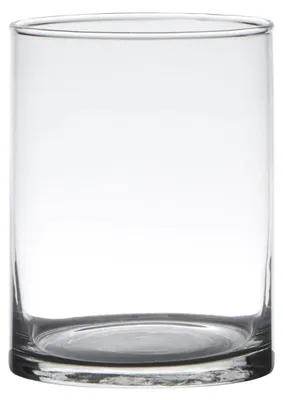 Produktbild von Hatchet Glasvase - Zylinder - Glas - transparent - 20 x 12 cm