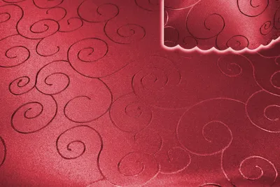 Produktbild von Tischdecke bordeaux 130x220 cm eckig damast Ornamente bügelfrei fleckenabweisend