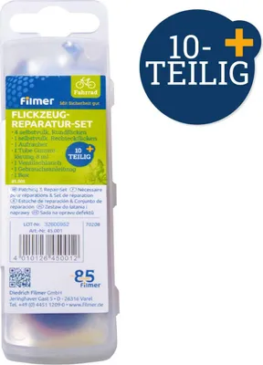 Produktbild von Filmer 45.001 Flickzeug & Reparatur - Set 10-teilig