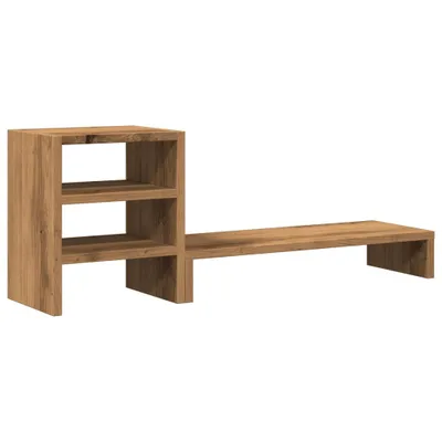 Image de Support de moniteur et organisateur de bureau bois d'ingénierie