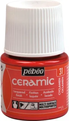 Produktbild von Pebeo Keramikfarbe, 45 ml, 31 Cyclamen
