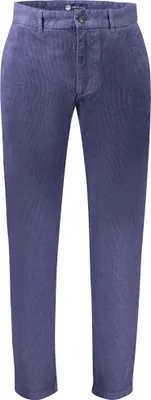 Produktbild von Blaue Slim Fit Samthose für Herren – Eleganz trifft Funktionalität