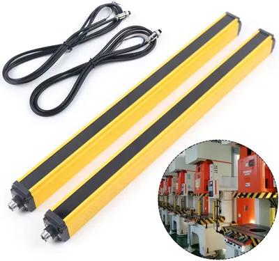 Produktbild von Siatka świetlna Siatka świetlna bezpieczeństwa Kurtyna świetlna Przełącznik czujnikowy + kabel + śruby 10 wiązek 40 mm DC 24-30 V NPN/NC