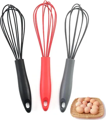 Produktbild von Küchen Schneebesen Set aus Silikon (3