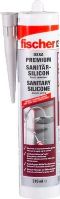 Zdjęcie produktu dla fischer silikon sanitarny DSSA 310ml szary