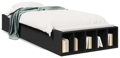Obrázek produktu pro vidaXL Postelový rošt černý 90x190 cm Dřevěný materiál