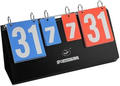 Produktbild von Badminton-Anzeigetafel - 4-stellig - Geeignet für Tischtennis, Darts, Basketball - Praktisch und benutzerfreundlich - Anzeigetafel
