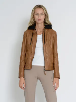 Produktbild von Mustang Lederjacke 31022243 Damen cognac 3XL