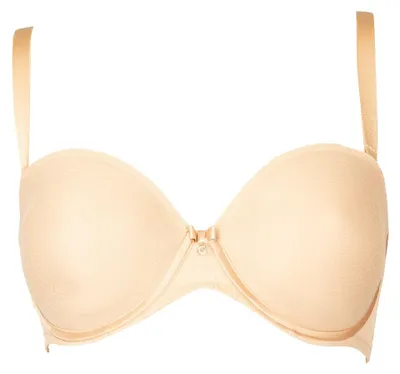Produktbild von Vorgeformter CHANTELLE-BH, leicht gefüttert mit Bügeln und abnehmbaren Schnürsenkeln, Artikel 3954, Fra 90F - Eur 75F - Ita 3F - Uk 34E - Usa 34DDD, Poliestere 13%,Poliammide 64%,Elasthan 23%