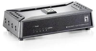 Zdjęcie produktu dla LevelOne FSW-0508TX, Nie zarządzany, Fast Ethernet (10/100), Pełny dupleks