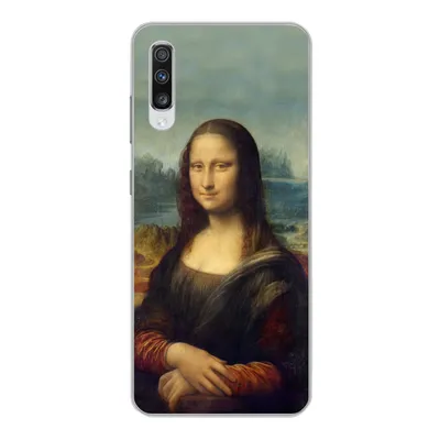 Produktbild von MuchoWow® Handyhülle Schutzhülle Hülle für Samsung Galaxy A70 Mona Lisa - Da Vinci - Gemälde Silikon Softcase Handy Hülle - Schutzhaube