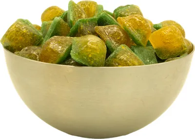 Produktbild von Limette Ingwer Bonbon - zuckerfrei- leicht scharf - 200g - Hotskala: 2 - RED DEVILS TASTE