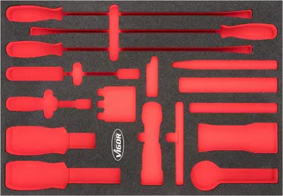 Produktbild von VIGOR Weichschaumeinlage leer V6818-L L x B x H: 563 mm x 393 mm x 35 mm