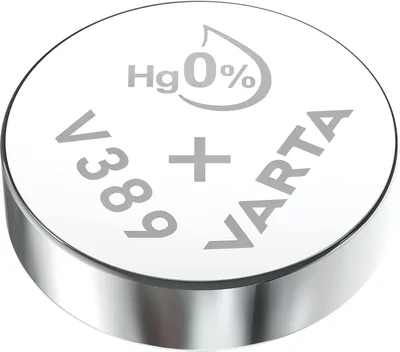 Produktbild von Varta -V389, Einwegbatterie, Siler-Oxid (S), 1,55 V, 1 Stück(e), Hg (Quecksilber), Silber