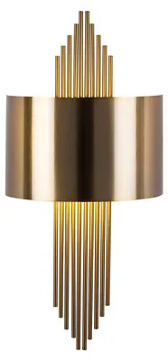 Image de Applique murale Lampe en fer et verre noir 75 x 22 x 10 cm E27 40 W IP20