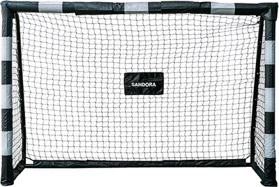 Produktbild von Sandora 22120 Fußballtor Hattrick M 180x120x60 schwarz/weiß