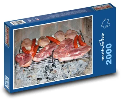 Obrázek produktu pro Puzzle 2000 Grilování - masové lahůdky - martinpuzzle