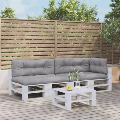 Produktbild von Eleganter Möbel Palettenkissen 5-tlg. Grau Stoff Gartenmöbelauflagen"2025" Neu976024