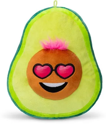 Produktbild von Plüsch-Avocado-Knuffel in Rosa, 38 cm