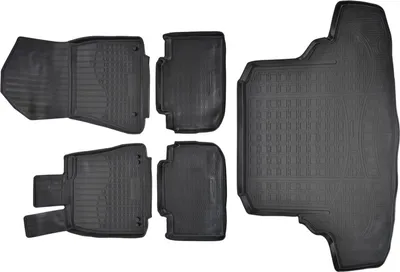Produktbild von 3D Gummimatten Kofferraumwanne Für Lexus IS 3 XE2 Stufenheck 2013-2020, Gummi Fußmatten NORM