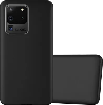 Immagine prodotto di Cadorabo custodia protettiva per Samsung Galaxy S20 ULTRA in nero Custodia per cellulare Custodia in silicone TPU Cover Case