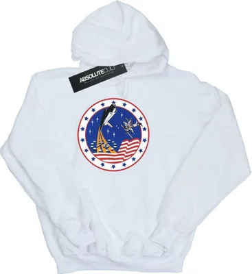 Produktbild von NASA - "Rocket 76" Kapuzenpullover für Damen BI15395 (M) (Weiß)