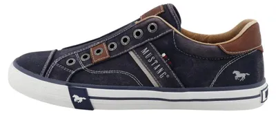 Produktbild von Mustang Herrenschuhe Freizeitschuhe Slipper Blau Freizeit