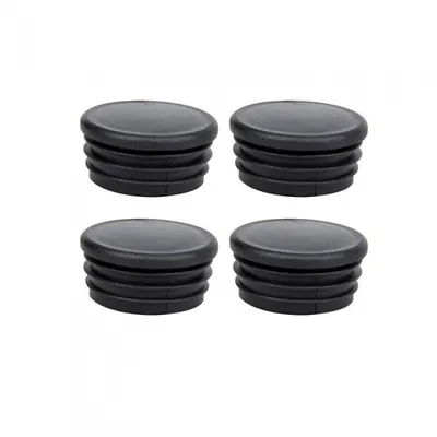Produktbild von Schusskappe Ø 40 mm Kunststoff schwarz 4 Stück