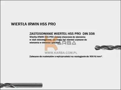 Zdjęcie produktu dla IRWIN 10502394, Wiertarka, Wiertło spiralne, 8,5 mm, 117 mm, Plastik, Miękki metal, Drewno, 7,5 cm