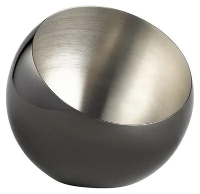 Produktbild von APS 40774 Schale SPHERE, Ø 16 cm, Höhe 15 cm, 0,8 Liter, Edelstahl, Gunmetal-Look