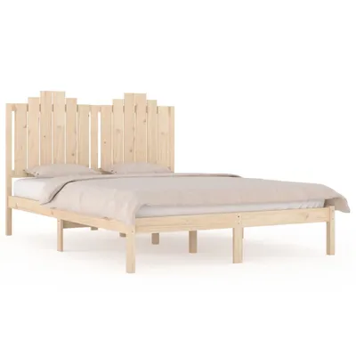 Produktbild von vidaXL Massivholzbett Kiefer 135x190 cm