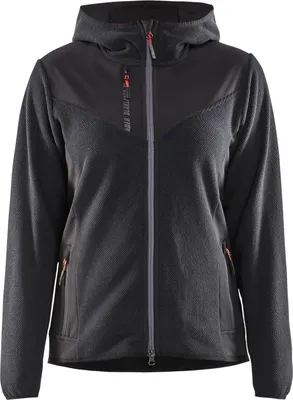 Produktbild von Blakläder® Damen Strickjacke 5941 2536 in div. Farben, Farbe:dunkelgrau/schwarz, Größe:3XL