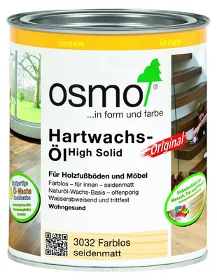 Produktbild von Osmo Hartwachs-Öl Original Farblos Seidenmatt 0,75 l - 10300001