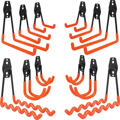 Image de Pronett XJ4976 Crochets de garage, lot de 12