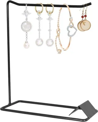 Produktbild von Schmuckkästchen für Ohrringe, Armbänder und Halsketten, Schmuckbox mit Uhrenfach