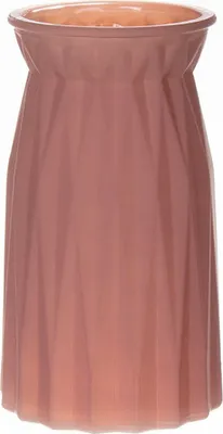 Produktbild von Glas Vase, Ruby, matt in Terracotta, 20 cm