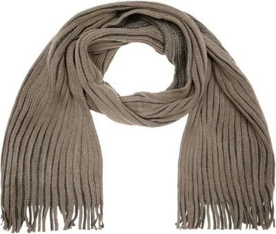 Produktbild von Ribbed Scarf Aparter Strickschal dark-olive/anthracite, Gr. one size